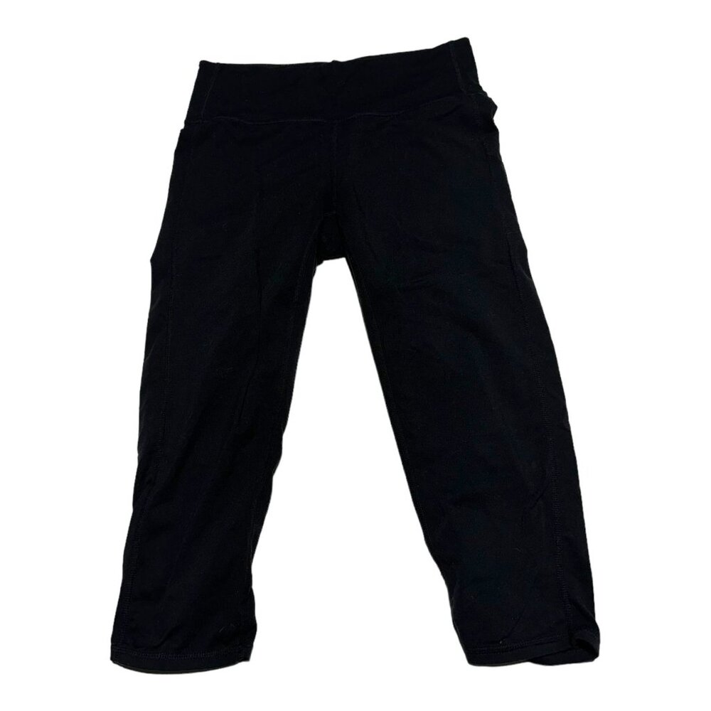 Athleta Black Crops Size Medium
